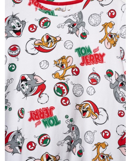 Сорочка ночная трикотажная для девочек разноцветный