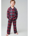 Пижама текстильная для мальчиков разноцветный