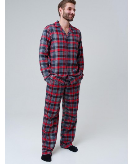 Пижама трикотажная для мужчин разноцветный
