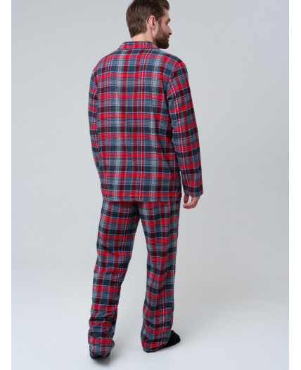 Пижама трикотажная для мужчин разноцветный