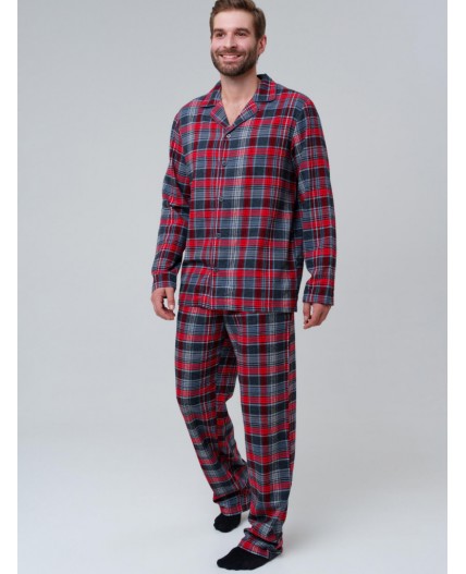Пижама трикотажная для мужчин разноцветный