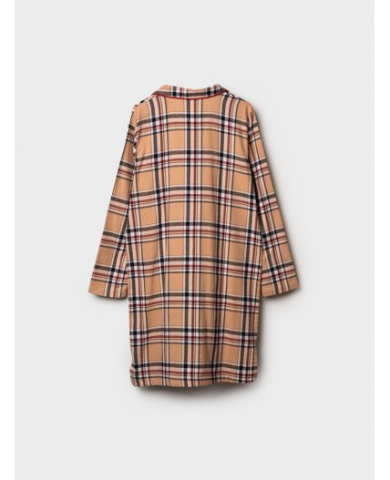 Сорочка ночная текстильная для женщин разноцветный