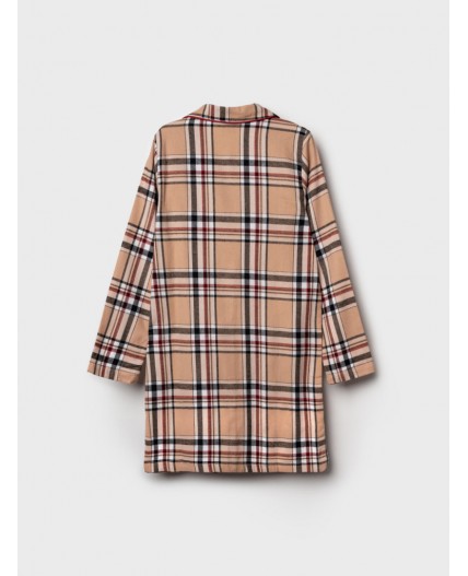 Сорочка ночная текстильная для девочек разноцветный