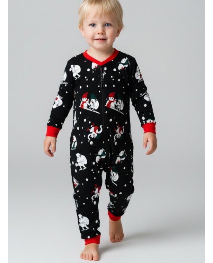 Комбинезон детский трикотажный для мальчиков разноцветный