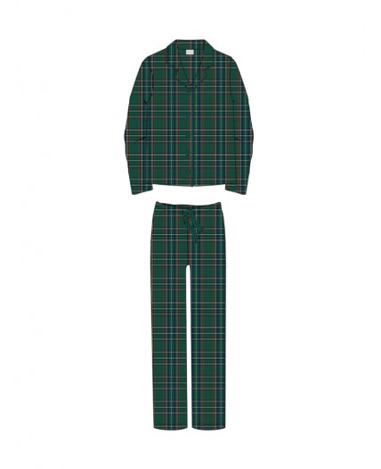 Пижама текстильная для мальчиков разноцветный