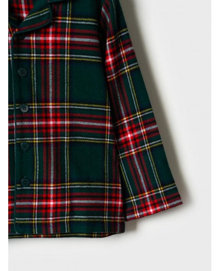 Пижама текстильная для мальчиков разноцветный