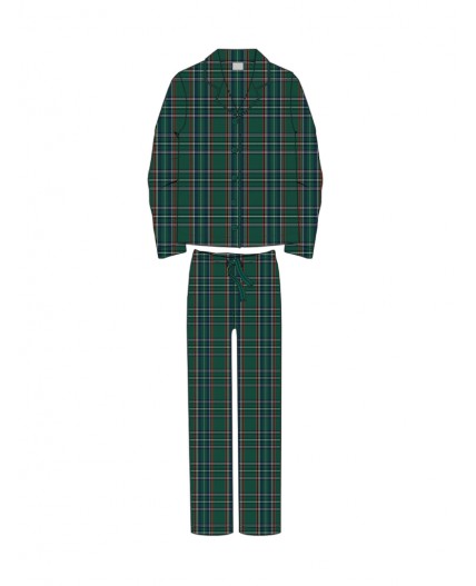 Пижама текстильная для женщин разноцветный