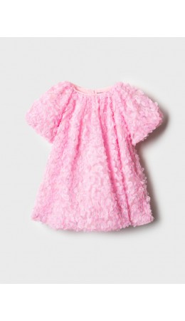 Платье детское трикотажное для девочек светло-розовый