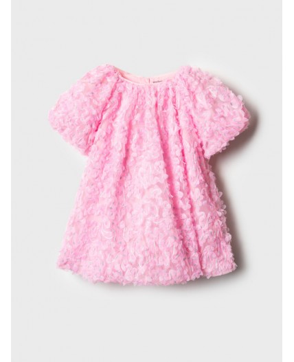 Платье детское трикотажное для девочек светло-розовый