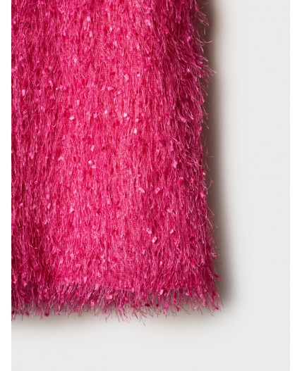 Платье трикотажное для девочек фуксия