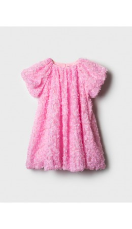 Платье трикотажное для девочек светло-розовый