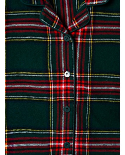 Пижама текстильная для девочек разноцветный