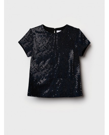 Джемпер трикотажный для девочек черный