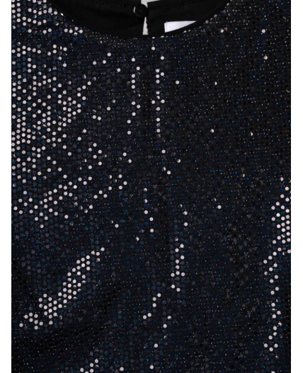 Джемпер трикотажный для девочек черный