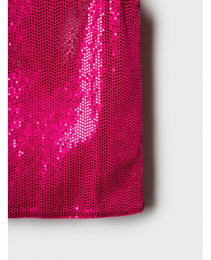 Комплект трикотажный для девочек: топ, брюки (легинсы) ярко-розовый