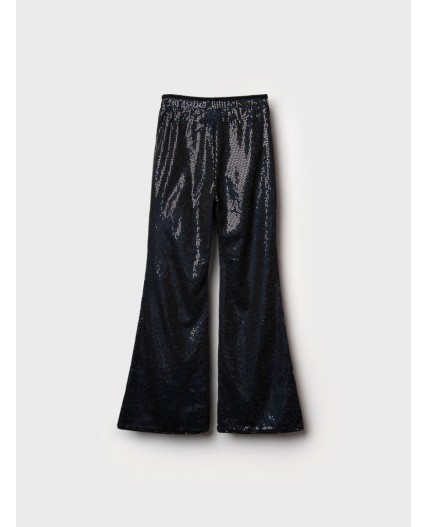 Брюки трикотажные для девочек черный