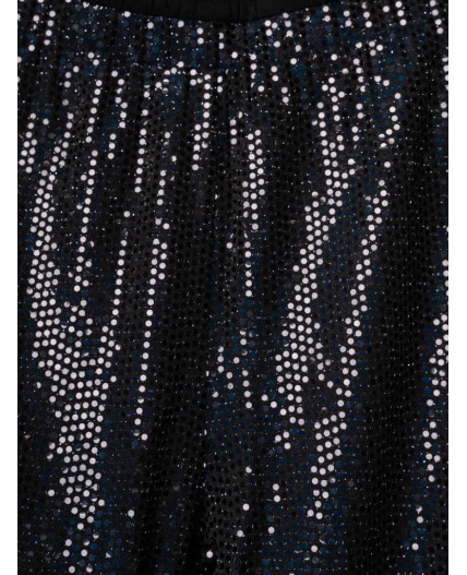 Брюки трикотажные для девочек черный