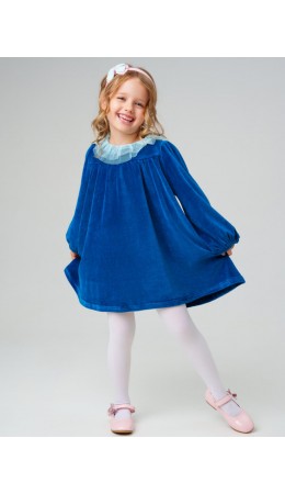 Платье трикотажное для девочек бирюзовый