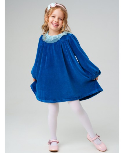 Платье трикотажное для девочек бирюзовый