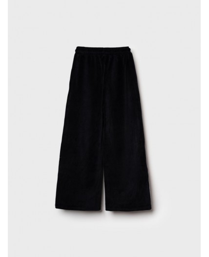 Брюки трикотажные для девочек черный