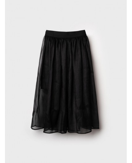 Юбка текстильная для девочек черный