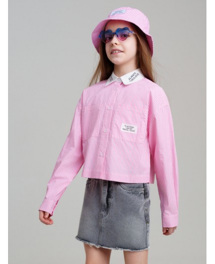 Панама текстильная для девочек светло-розовый