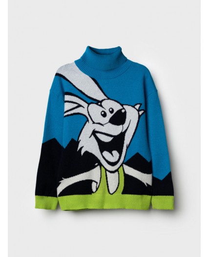 Свитер трикотажный для мальчиков разноцветный