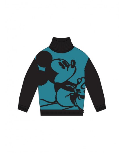 Свитер трикотажный для мальчиков черный,темно-зеленый