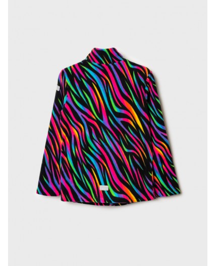 Куртка трикотажная для девочек разноцветный