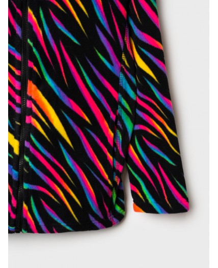 Куртка трикотажная для девочек разноцветный