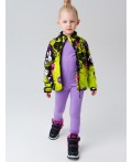 Куртка трикотажная для девочек разноцветный
