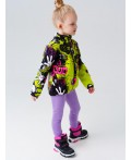 Куртка трикотажная для девочек разноцветный
