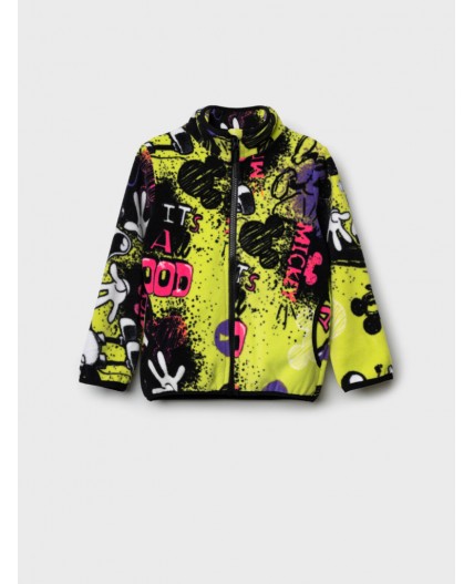 Куртка трикотажная для девочек разноцветный