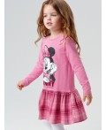 Платье трикотажное для девочек розовый