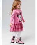 Платье трикотажное для девочек розовый