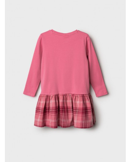 Платье трикотажное для девочек розовый