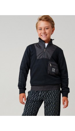 Толстовка трикотажная для мальчиков черный