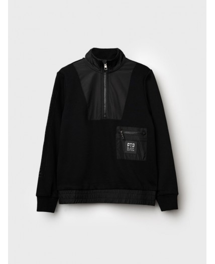 Толстовка трикотажная для мальчиков черный