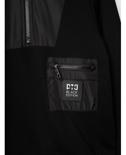 Толстовка трикотажная для мальчиков черный