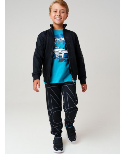 Толстовка трикотажная для мальчиков черный