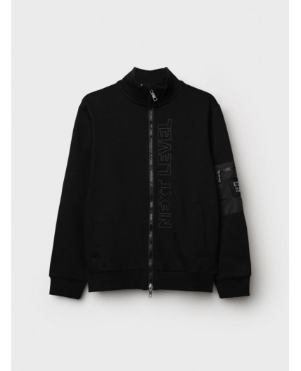 Толстовка трикотажная для мальчиков черный