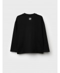 Фуфайка трикотажная для мальчиков (футболка с длинными рукавами) черный