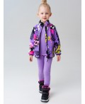 Куртка трикотажная для девочек разноцветный