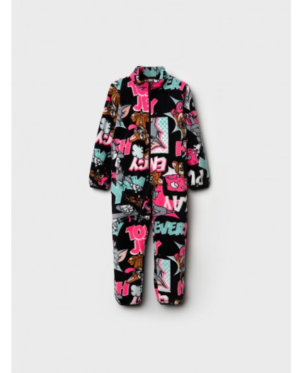 Комбинезон трикотажный для девочек разноцветный