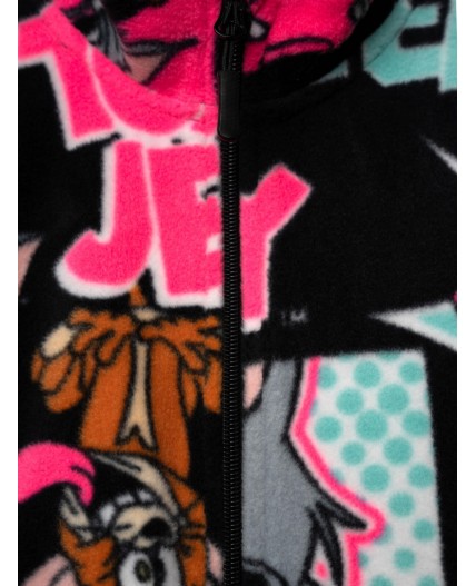 Комбинезон трикотажный для девочек разноцветный