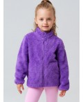 Куртка трикотажная для девочек сиреневый
