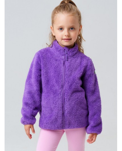 Куртка трикотажная для девочек сиреневый