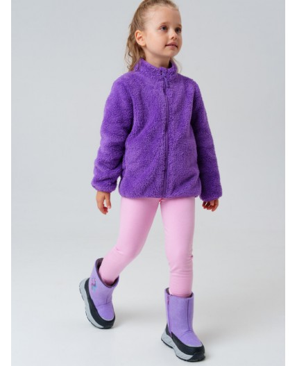 Куртка трикотажная для девочек сиреневый