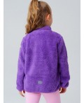 Куртка трикотажная для девочек сиреневый