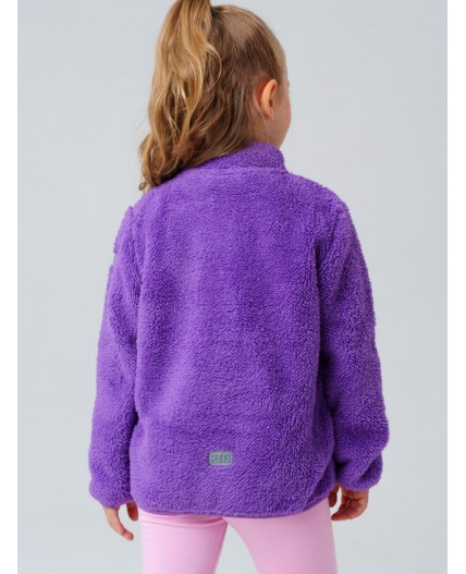 Куртка трикотажная для девочек сиреневый